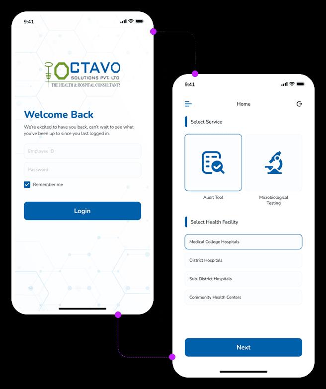 Octavo Medical Survey App